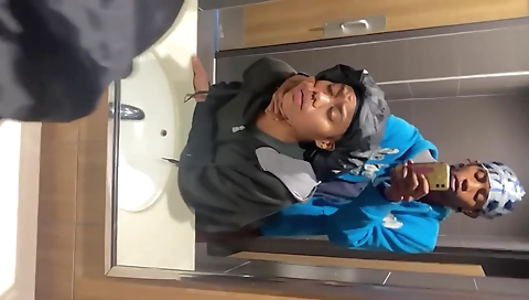 Ebony teen gets fucked hard in her pussy on the webcam