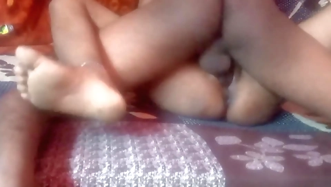 Indian slut gets fucked in a black dress with deepthroat blowjob