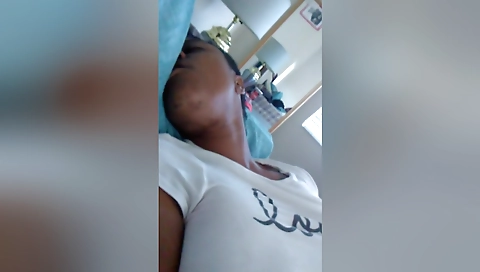 Ebony teen 18+ gets her pussy pounded hard by a man