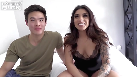 Black and red girl getting their pussies licked and fucked