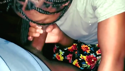 Ebony beauty gets a big black cock in her throbbing pit