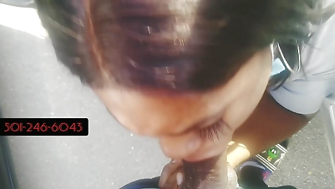 Ebony babe gets deep throated by her friends friend