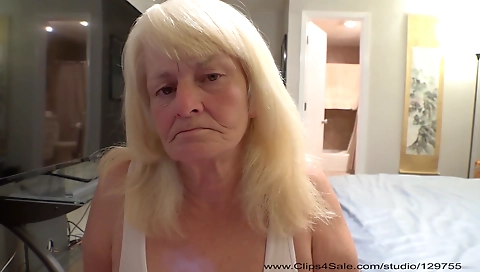Busty granny with big natural tits gets banged by her husband