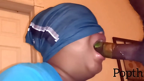 Deep throat blacked ass fucked like wild with chubby babe