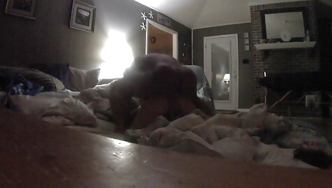 A blonde teen gets her ass fucked by a muscular man