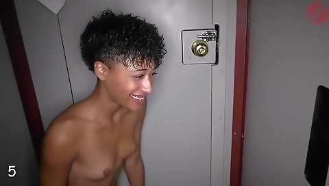 A black chick and a white chick are having a threesome