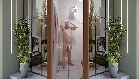 Hairy pussy of the chick gets fucked in a group sex vid