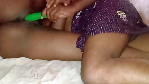 Amateur lesbian handjob with a big cock and cum on face