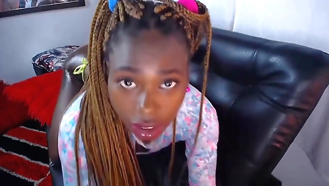 Amateur black woman gets anal sex with a white man