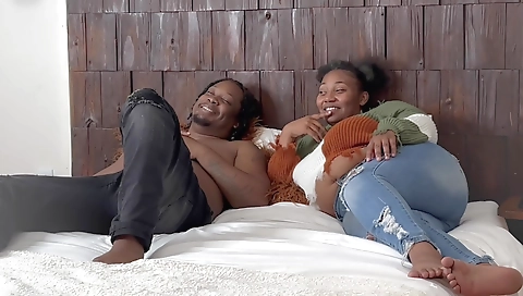 Ebony brunette is fucked in her cunny in the web access vid