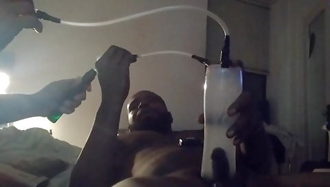 Ebony beauty smoking while rammed with a large cock